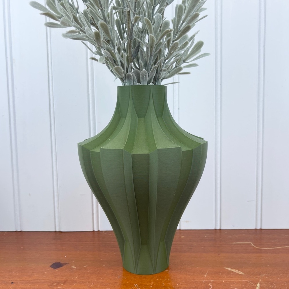 Modern Vase, The Novak Vase, Flower Vase, Dried Flowers